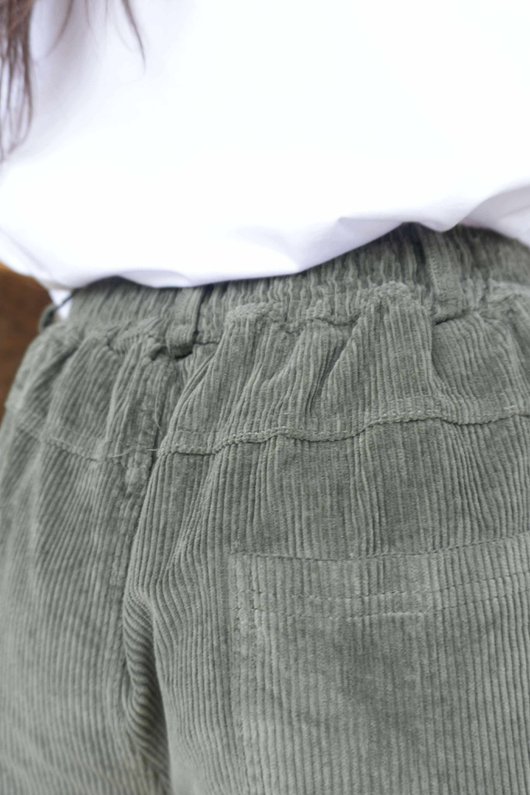 Gilbert Cord Barrel Pant Khaki